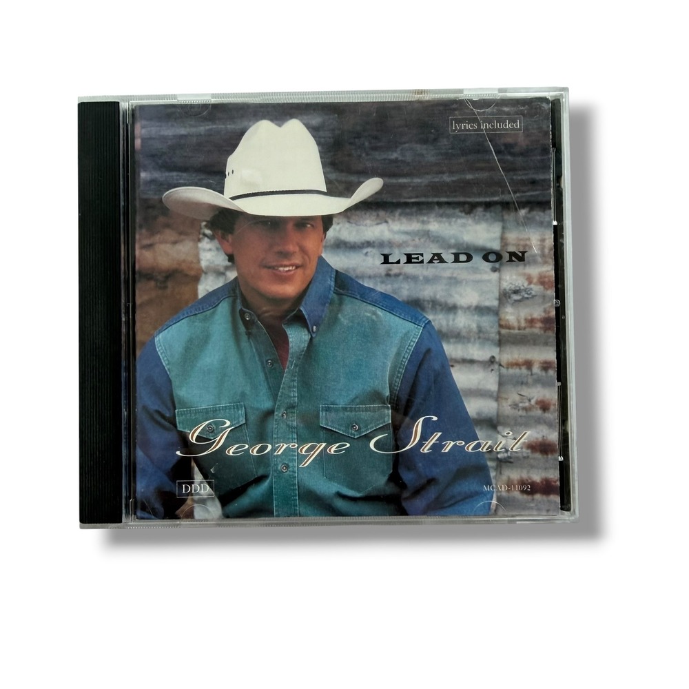 George Strait Lead On CD 1994 MCA Records MCAD-11092 Country Music Album Western